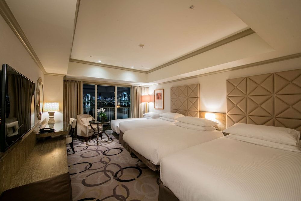 Twin Superior Deluxe - Non-Smoking - 40sqm - Reinbow bridge and Tokyo Bay View
