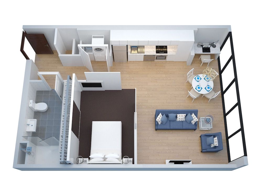 Room layout blue print