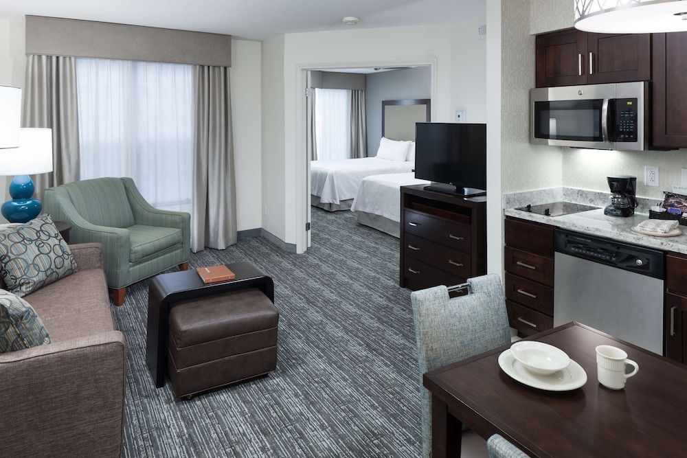 Suite, 2 Double Beds, Accessible (Mobility & Hearing, Roll-in Shower)