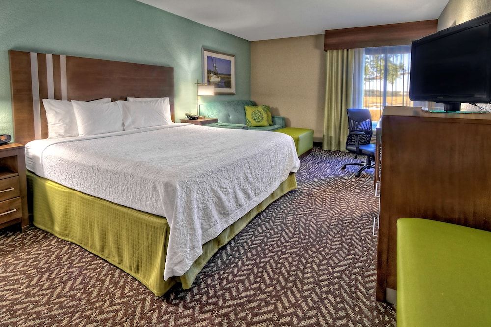 Room, 1 King Bed with Sofa bed, Refrigerator & Microwave