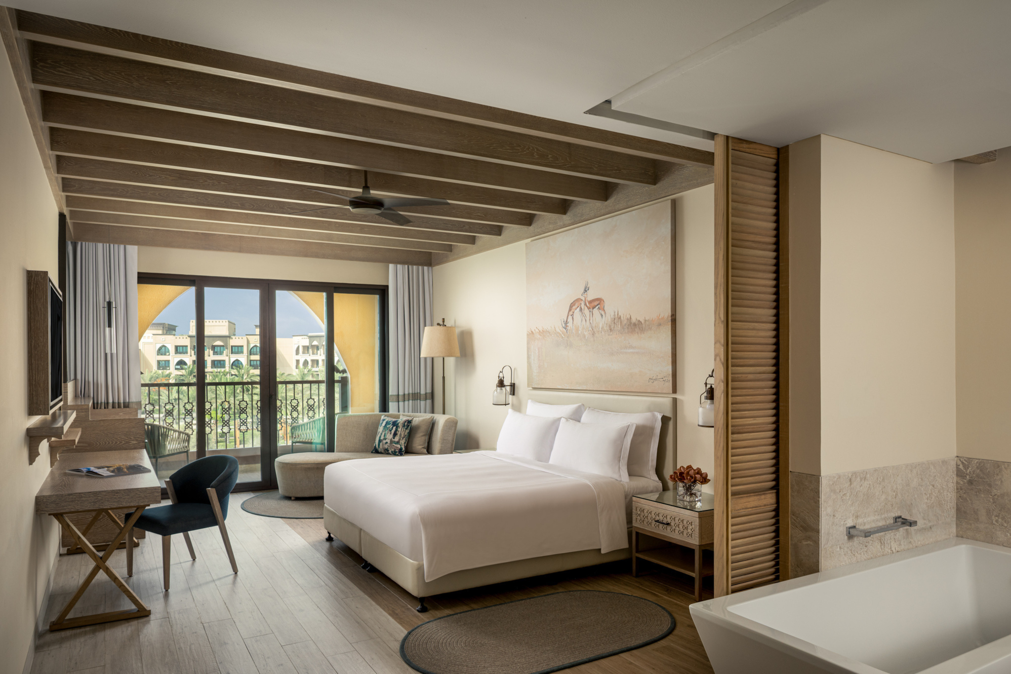 Saadiyat Rotana Resort and Villas Guest Room with Balcony
