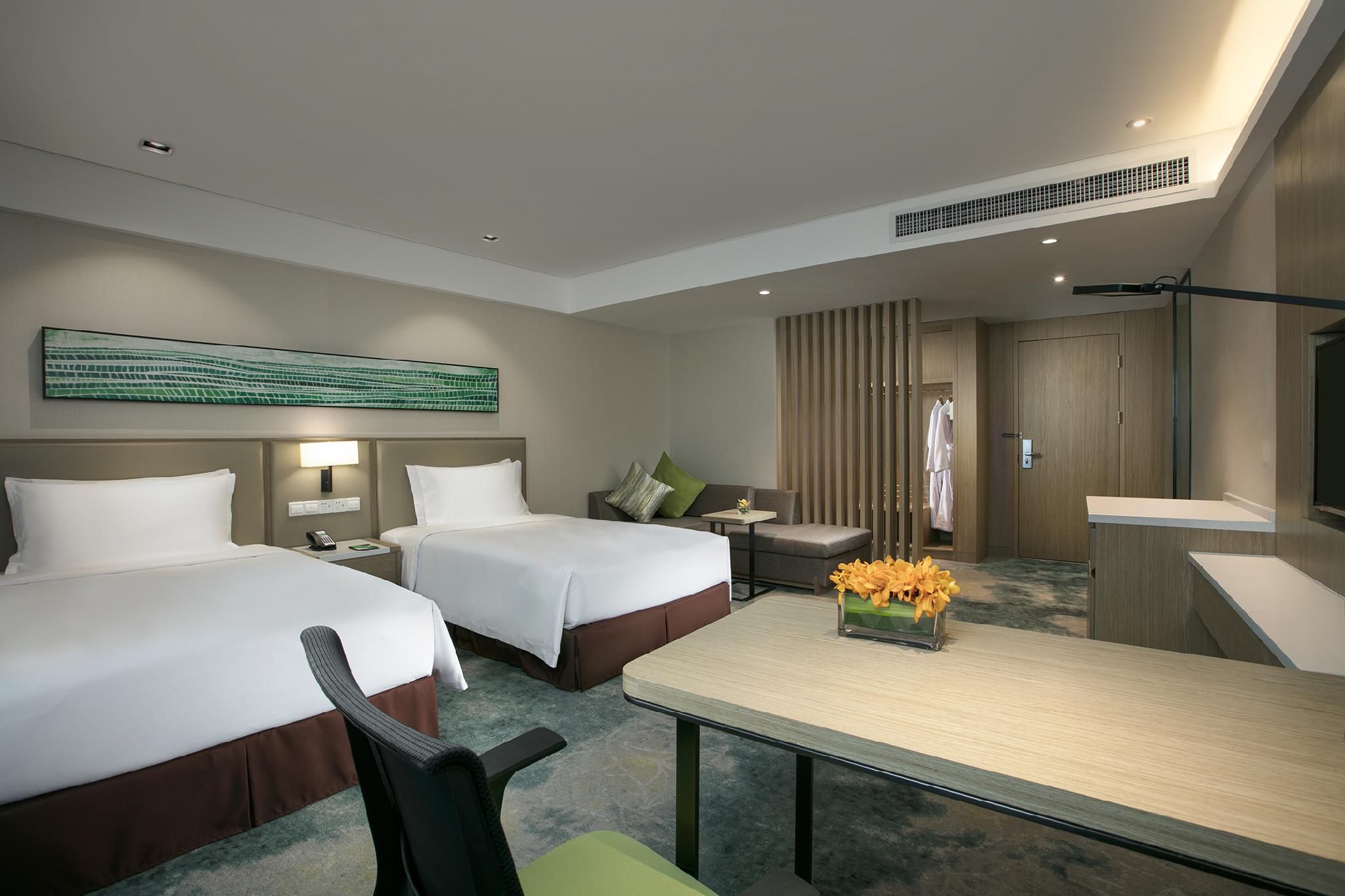 2 Twin Beds Premium