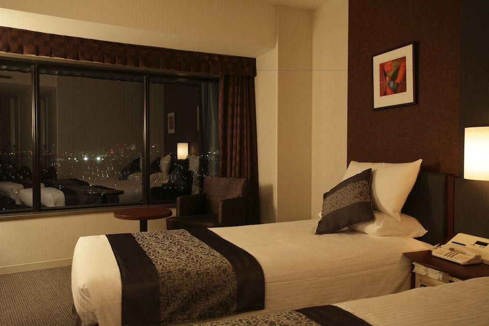 Shin Yokohama Prince Hotel Twin Room 2 Sigle Bed 25F, Smoking