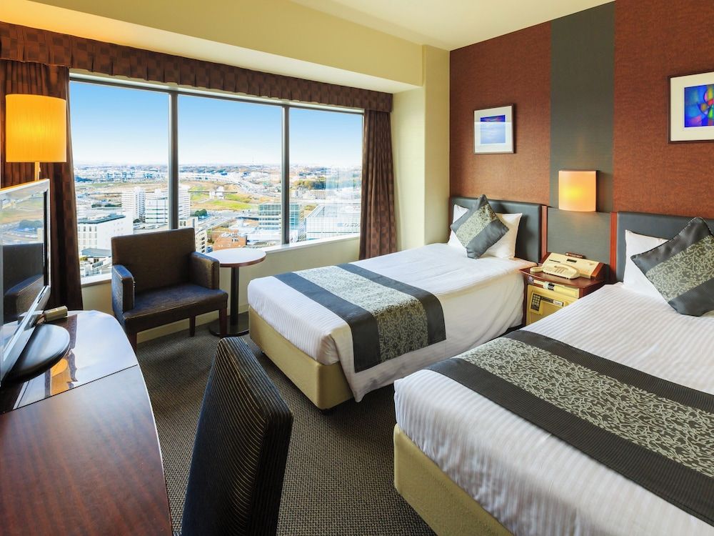 Shin Yokohama Prince Hotel Twin Room 2 Sigle Bed 25F, Smoking 2
