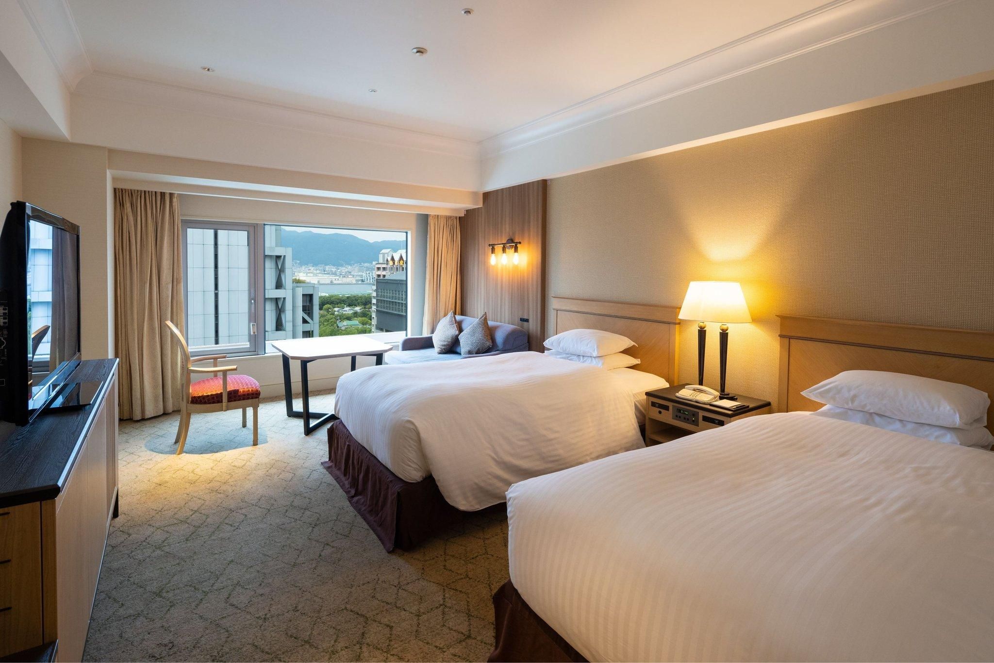 Deluxe Twin, Guest room, Twin, Sofa bed, Mountain view