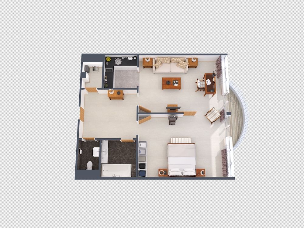 Room layout blue print