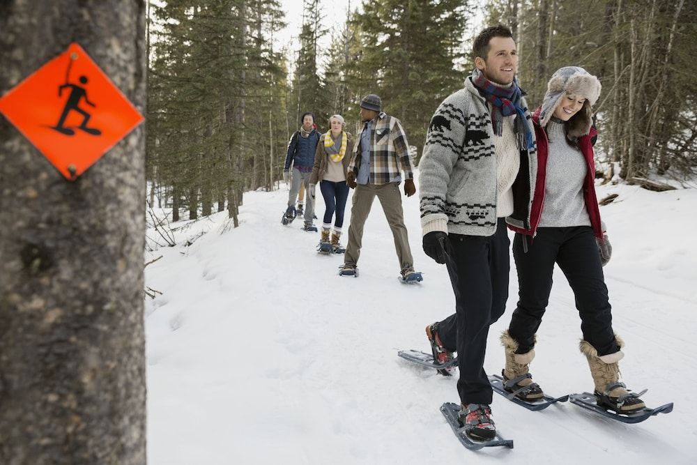 Snowshoeing