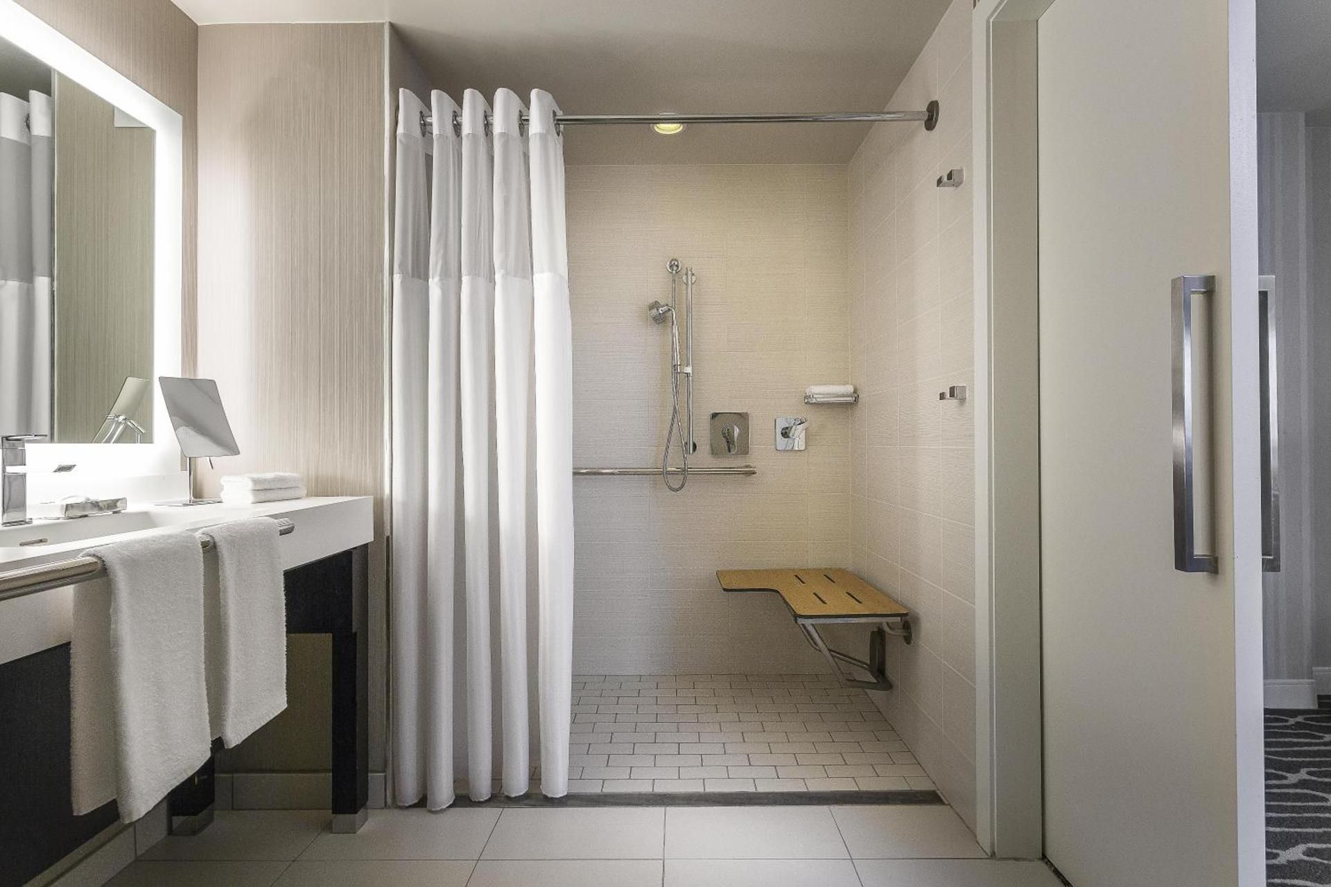 1 King Bed Accessible Shower