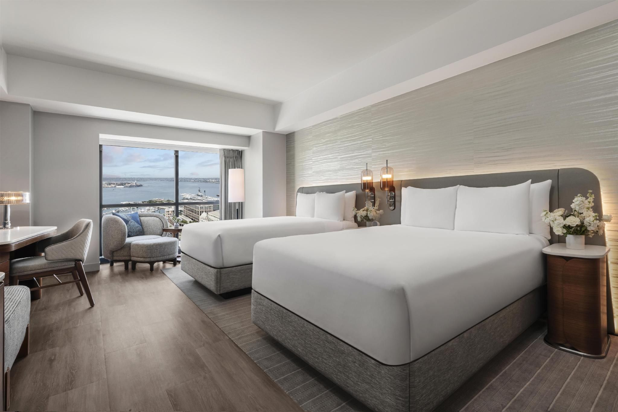2 Double Beds Deluxe Bay View