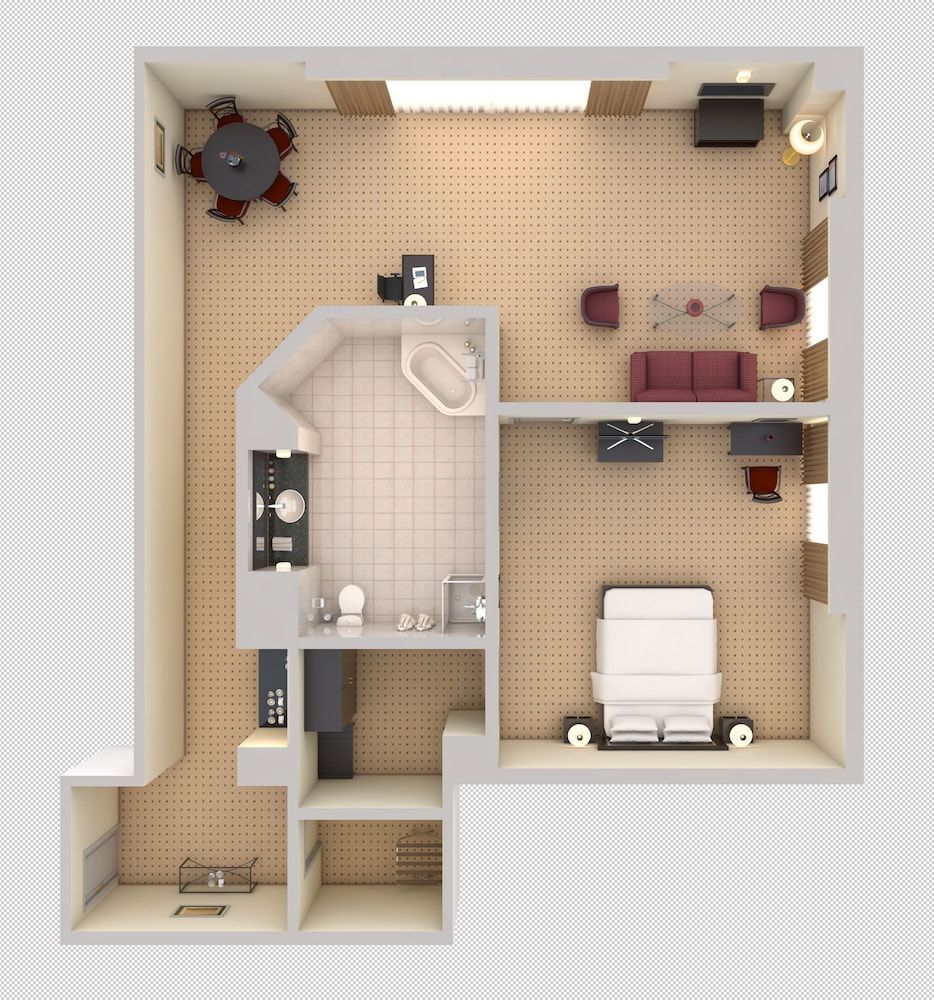 Room layout blue print