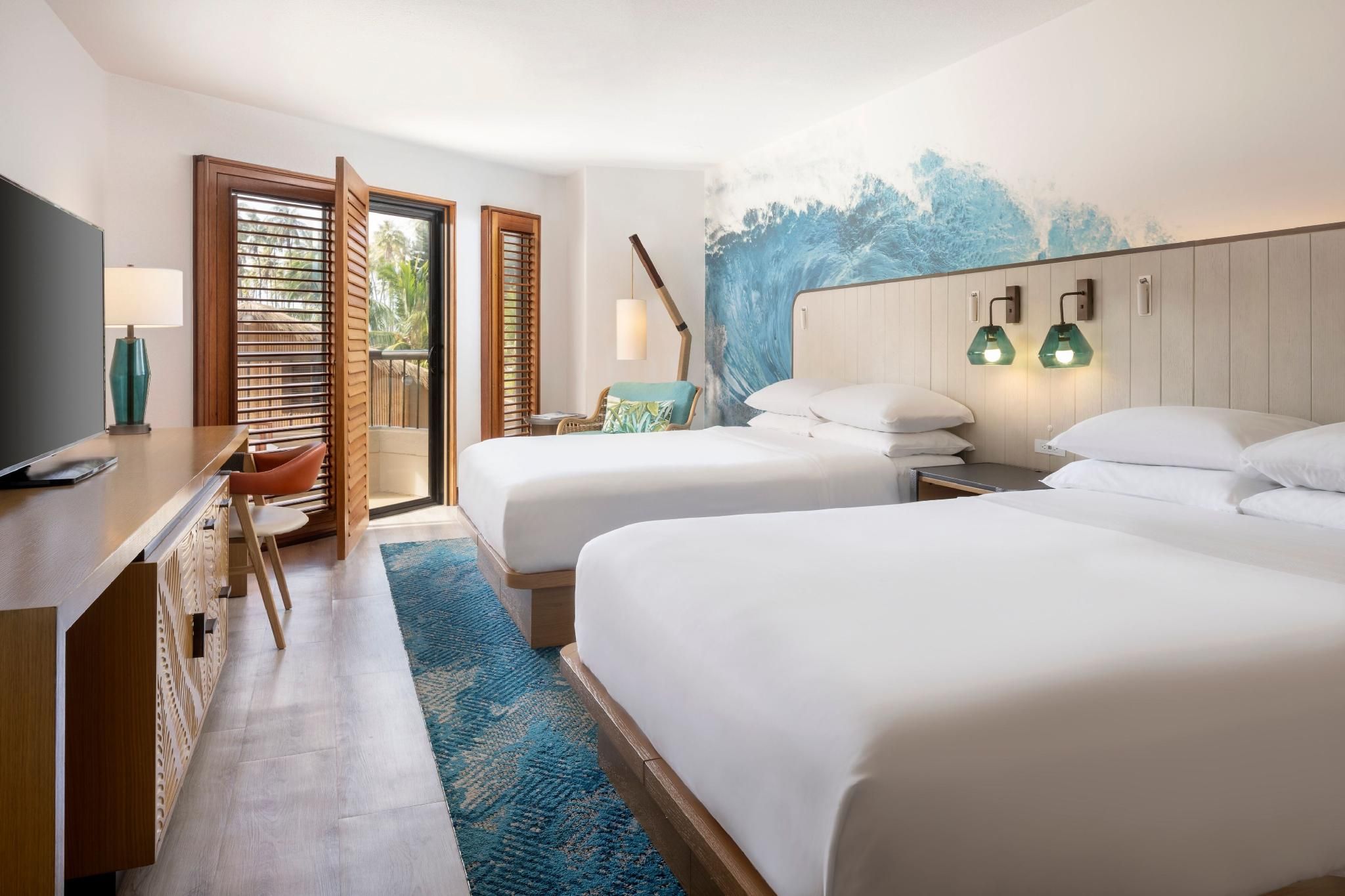 Coconut Grove View Queen, Guest room, 2 Queen