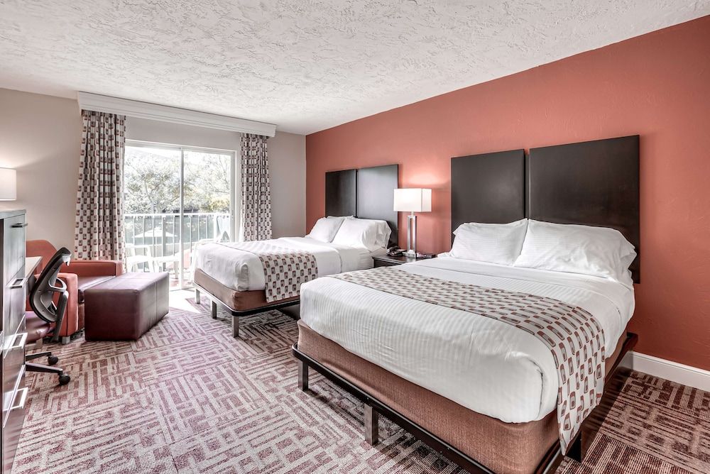 Room, 2 Double Beds, Accessible, Balcony (Hearing)
