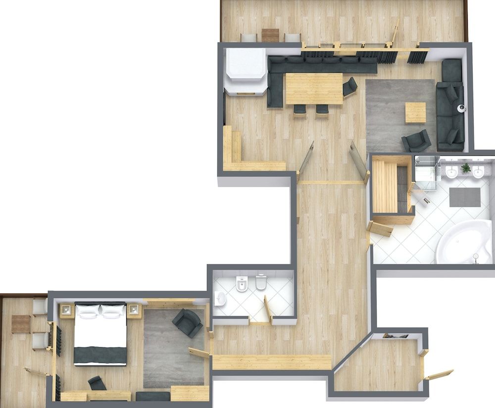 Gardena Grödnerhof Hotel & Spa Deluxe Suite (Gardena) 2