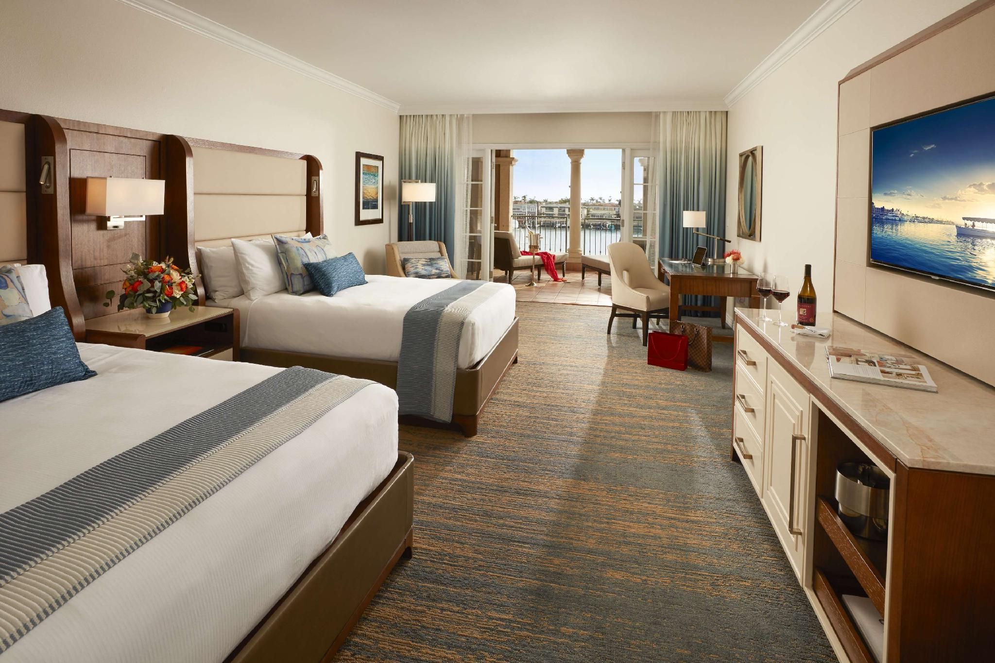 Balboa Bay Resort Double Queen Room with Bay View