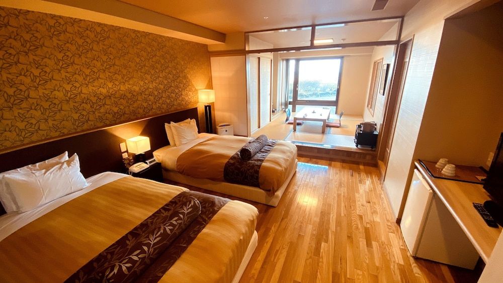 Japanese Western Style Room with Private Open-air Bath, Annex (A-1 Type)