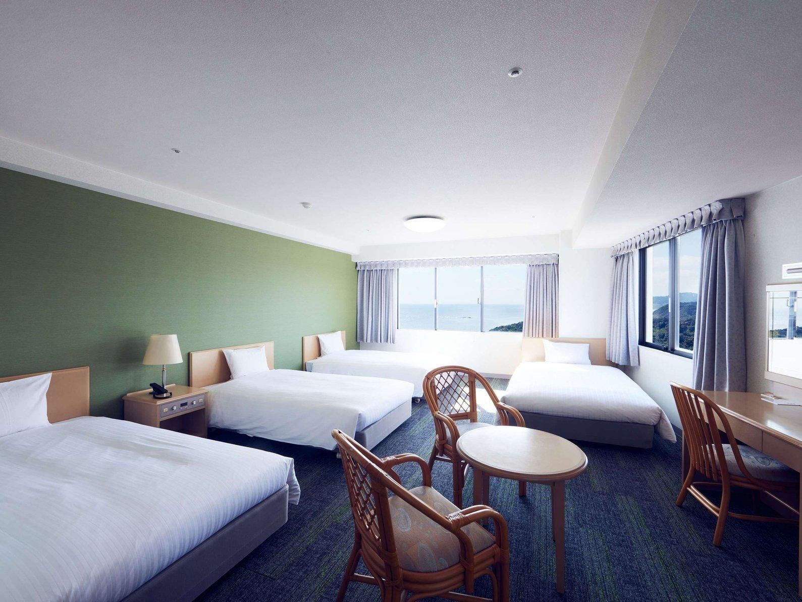 Classic Room with 2 single beds and 2 sofa beds , Ocean/Sea view