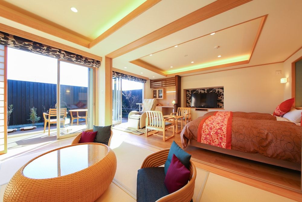 Standard Room w/Terrace & OpenAir Bath&Tatami Area - B - Hanayoshi Area (Allergy/Vegan option N/A)