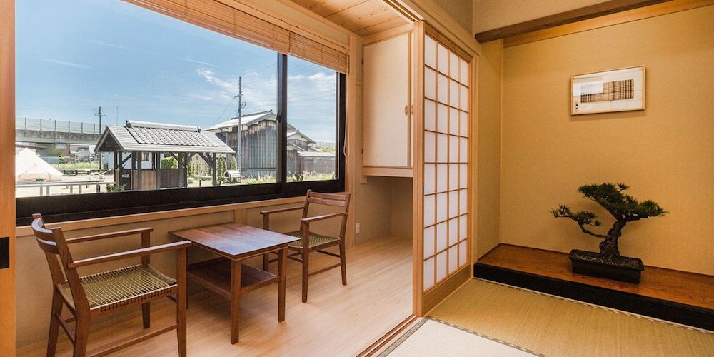 New Building Japanese Style Room, 4 Single Size Futon
