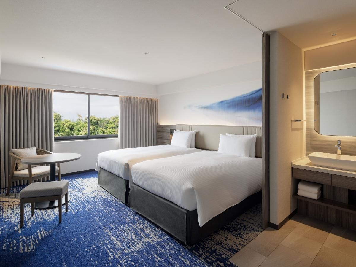 Superior Room with 2 single beds, Forest view.