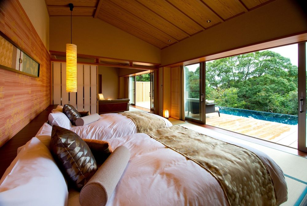 One-Bedroom Villa, Private Pool, Open-air Bath (When selecting Half Board Plan:Dinner is French)