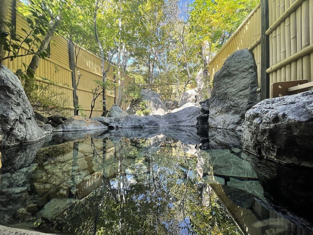 Japanese-Style Twin Room with Hot Spring Bath, Garden View