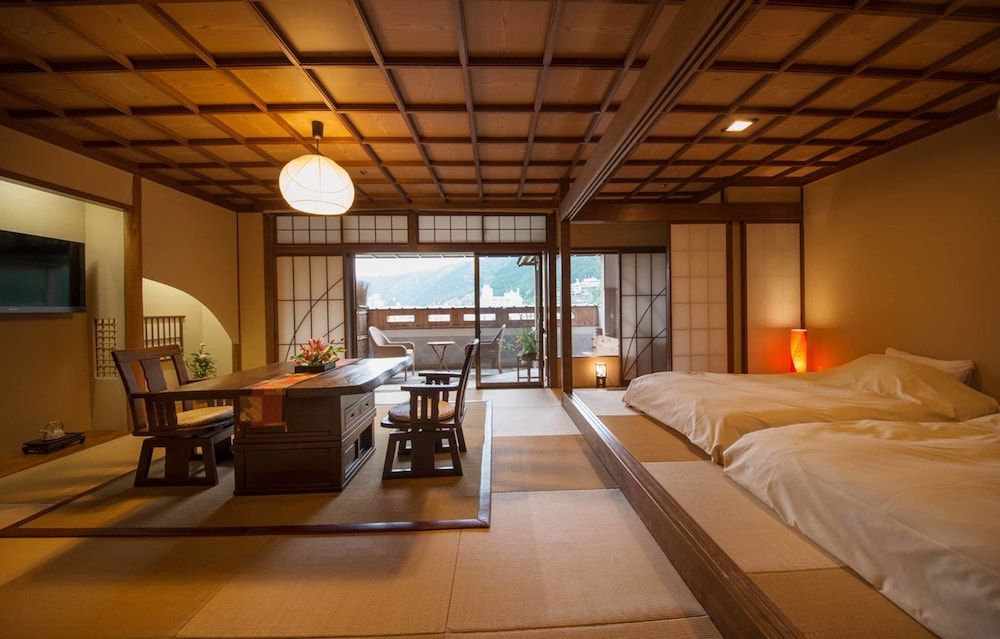 [Hot spring open-air Bath] Japanese cypress bathtub Room 503