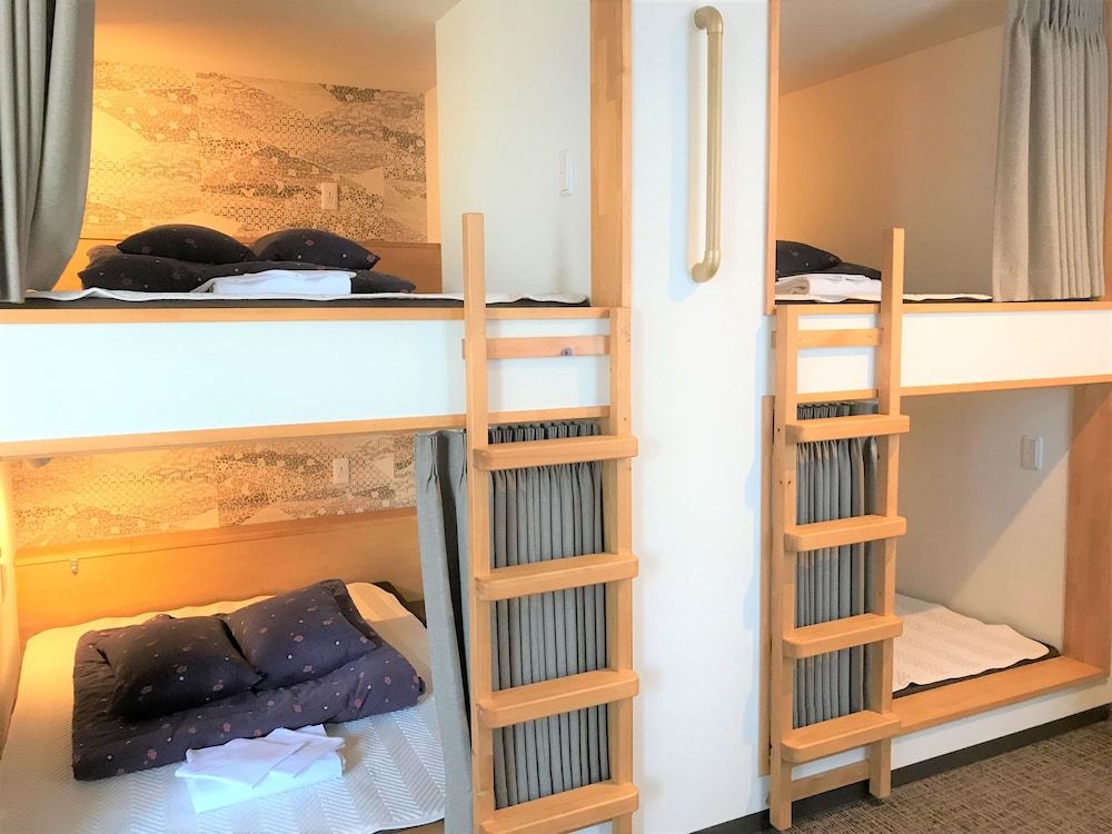 Double-size Cabin Bed Dormitory with Shared Bathroom