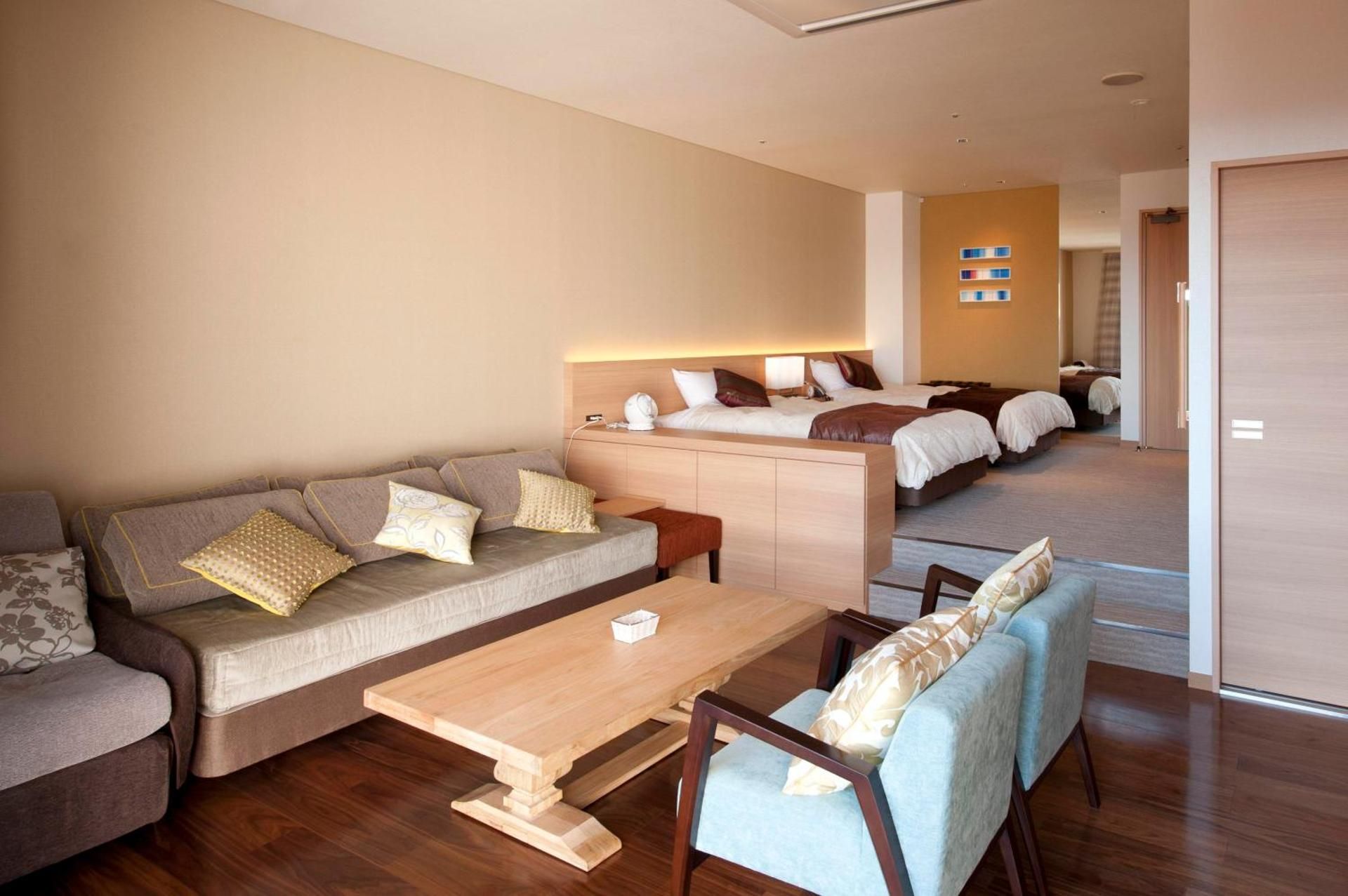 Premium Twin Room With Open-Air Hot Spring Bath