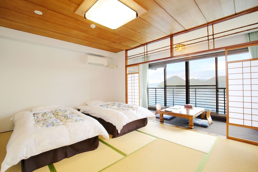 Japanese-Style Quadruple Room, Lake View - Non Smoking (Futons are provided from 3rd guests)