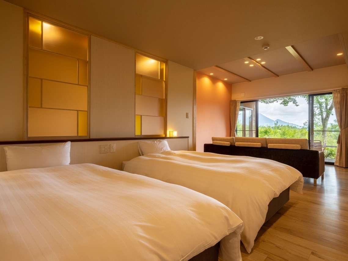 Yuzuriha Twin Room for 2 people with Private Bath