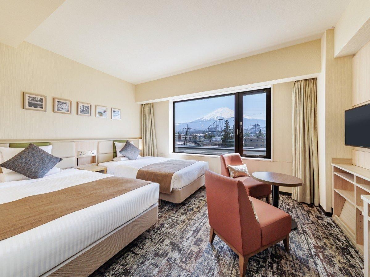 Eco Plan, High Floor Standard Mt Fuji View Twin Room, Non-Smoking, Housekeeping is Optional with Additional Cost