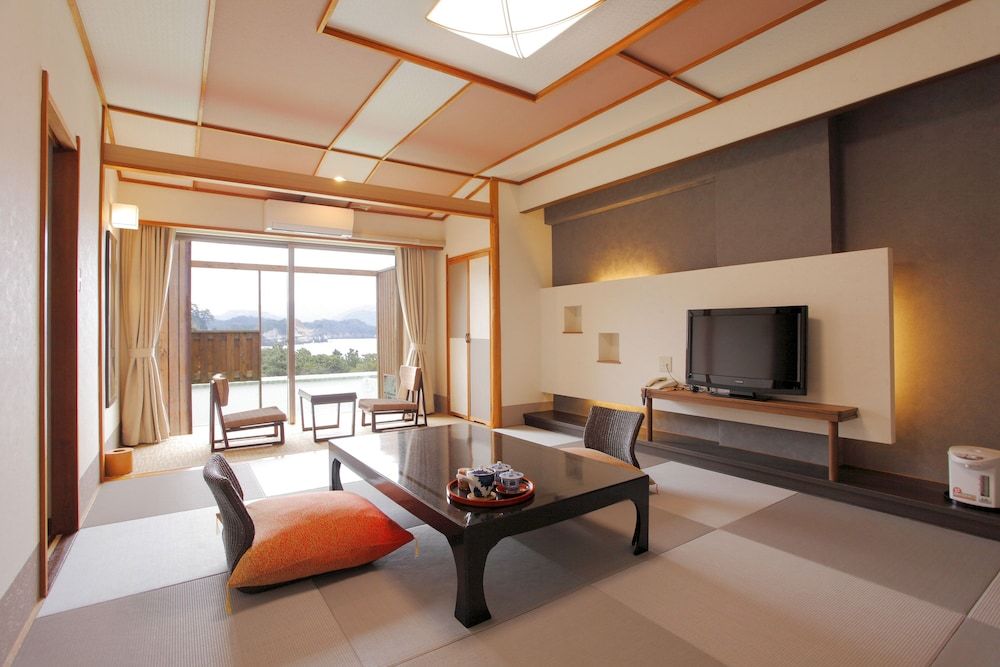 Japanese 10 Tatami-mats with Private Open-air Bath, 4F Balcony, Half Board, Non-Smoking