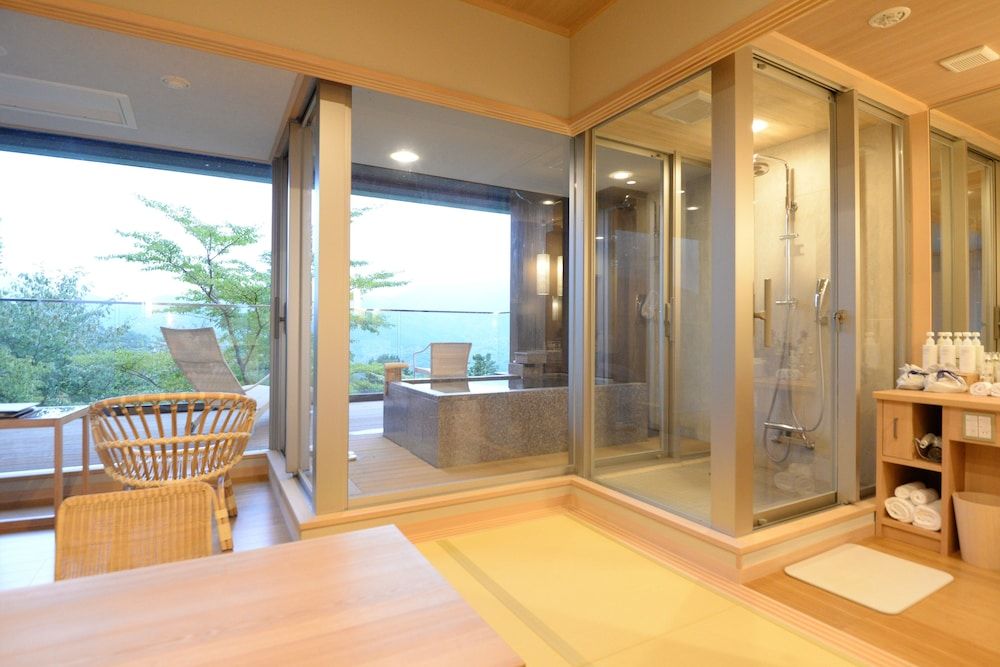 Hakone Gora Byakudan Japanese/Western Style Room HAKO/HARUKA, Broad Veranda Moutain view, Outdoor Bath 6