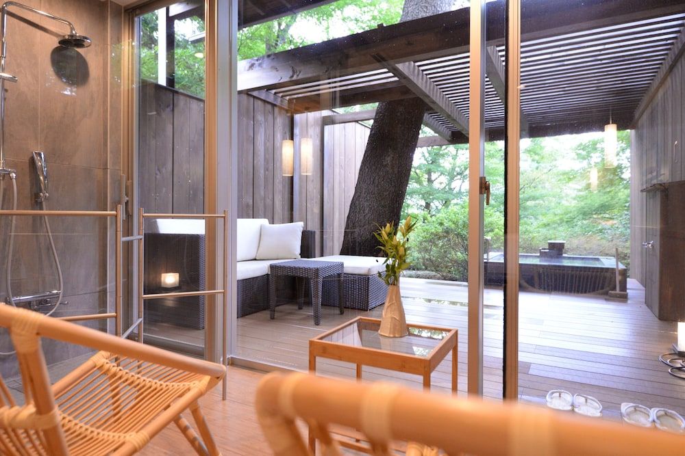 Hakone Gora Byakudan Western Style Room KIRI/TSUYU/KUMO/KEN, Outdoor Bath 6