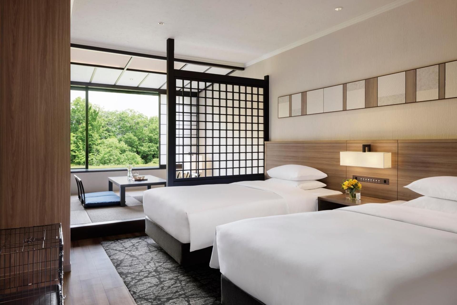 Twin Beds&Tatami with DOG, Guest room, 2 Twin, Garden view
