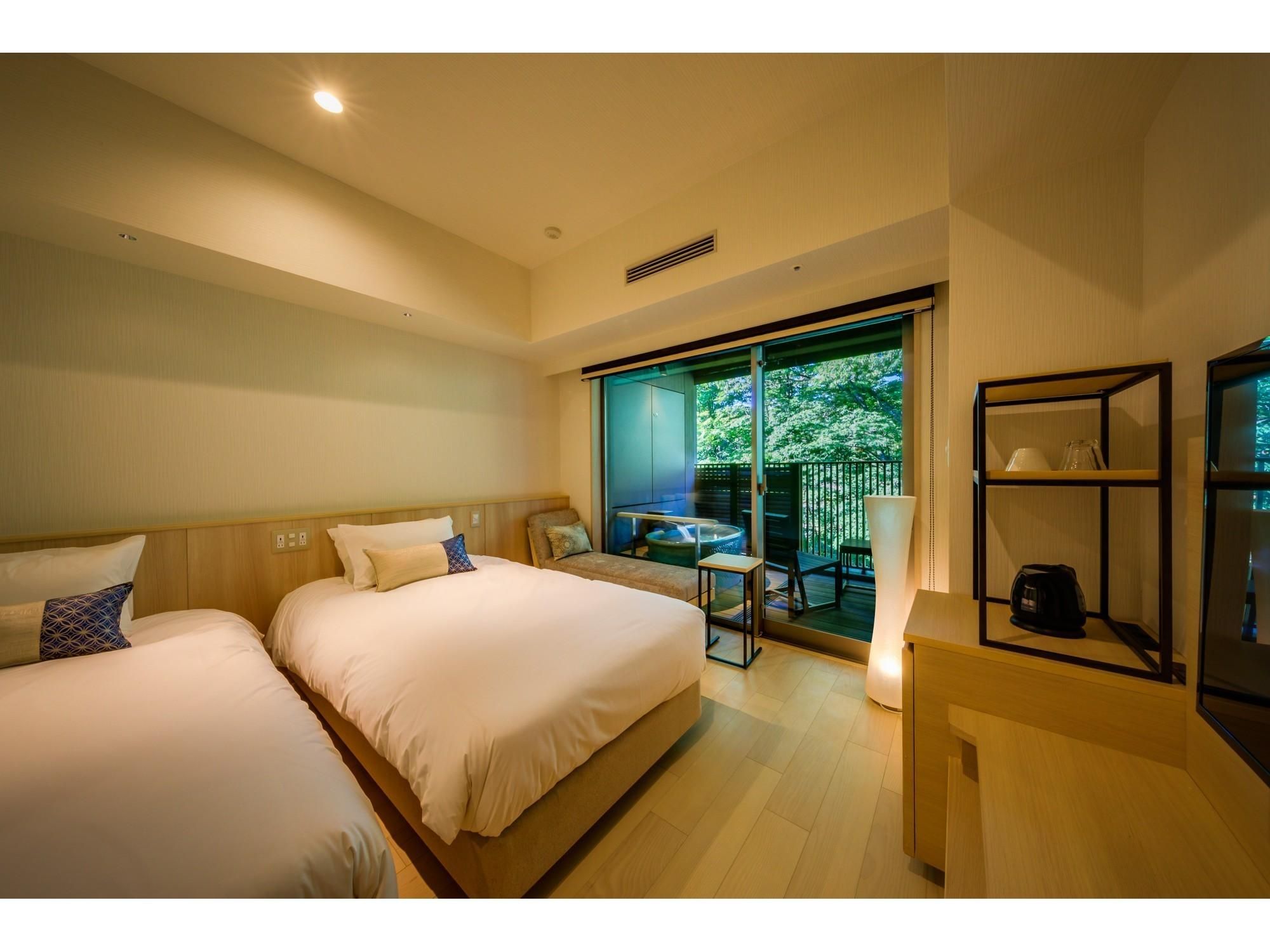 Casual Twin Room with Open-air Bath