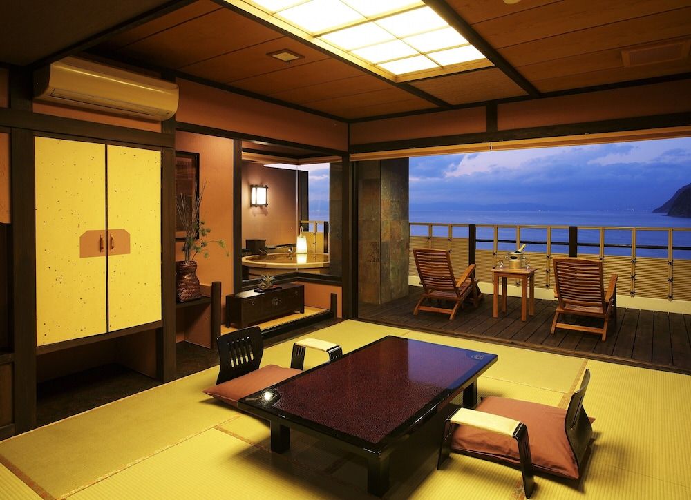 Ocean View Japanese Western Style Executive Room with Open-air Bath