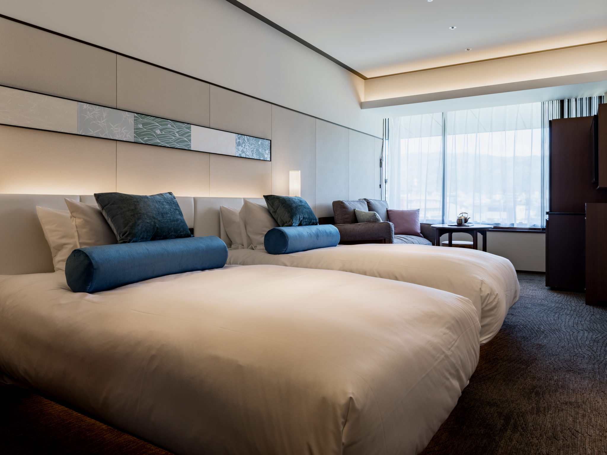 Superior Kamogawa River View Twin Room