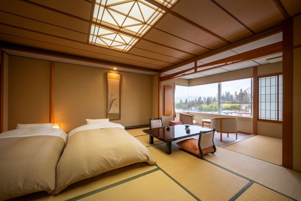 Japanese-style room, Non Smoking, 12-17 Tatami, with Hiroen (Miyabi-kan low bed twin), Non Smoking