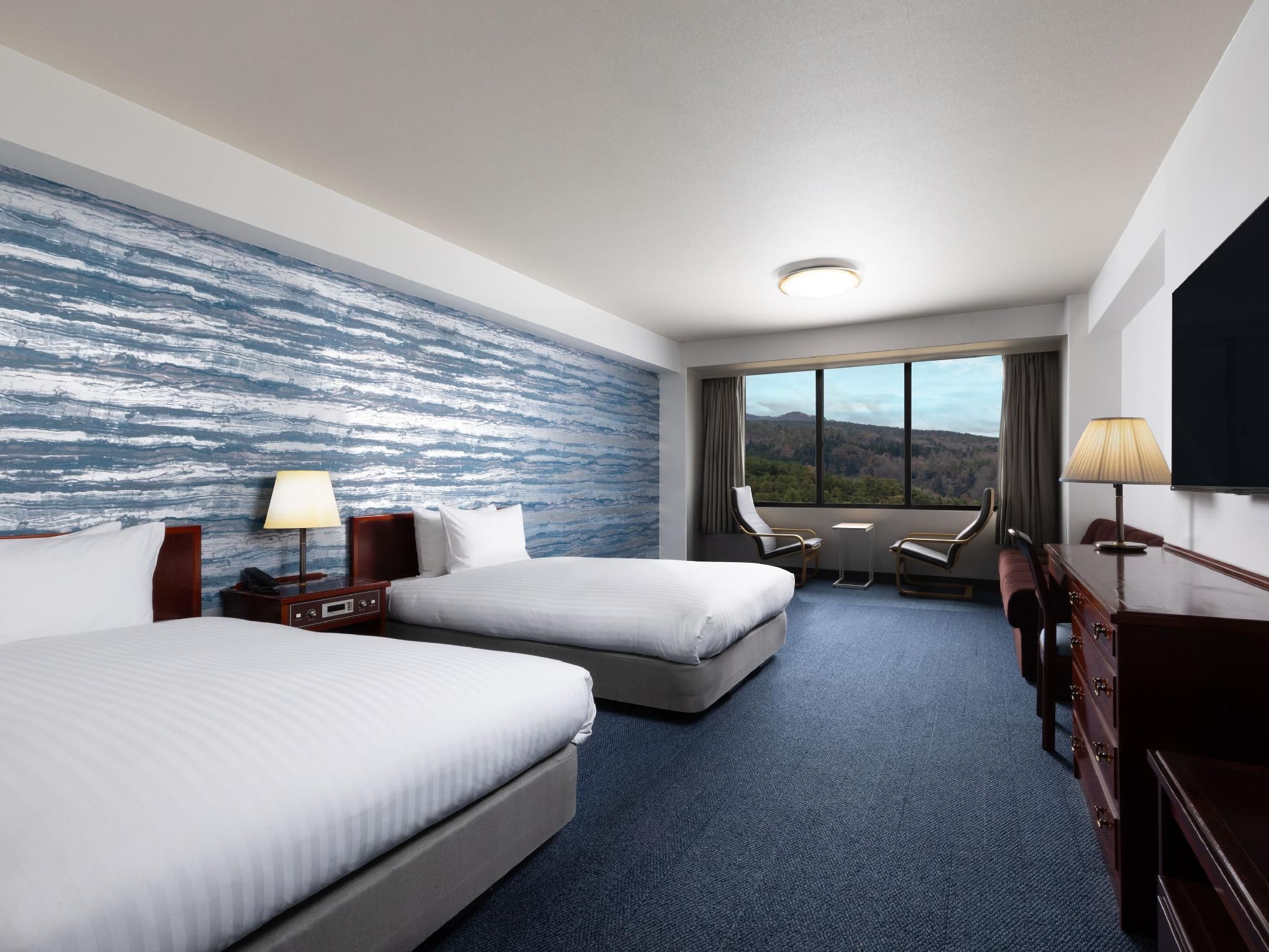 Standard Room with 2 single beds, Ocean/Sea vie w