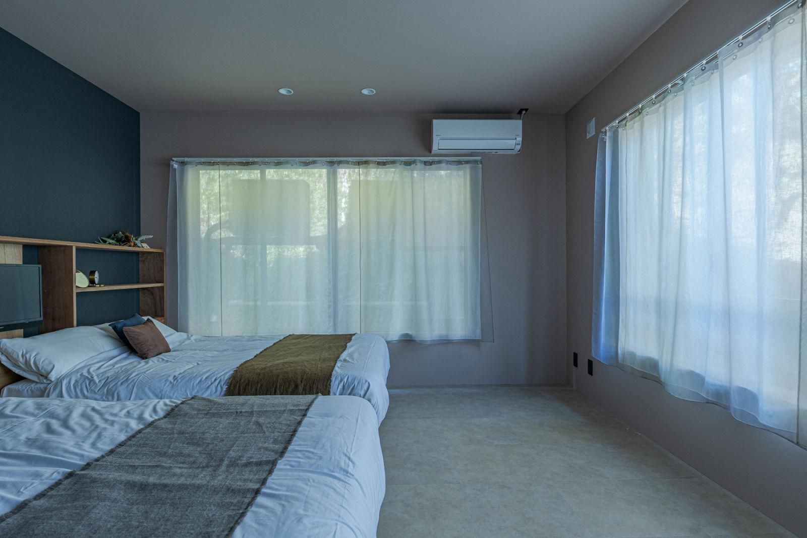 Standard Mountain View Western Style Twin Room