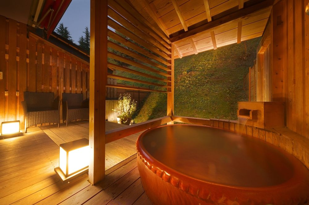 Japanese Style Room with Open-air Bath