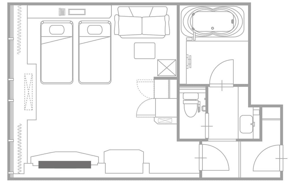 Hotel Alps 31sq m, Standard Double Room 5