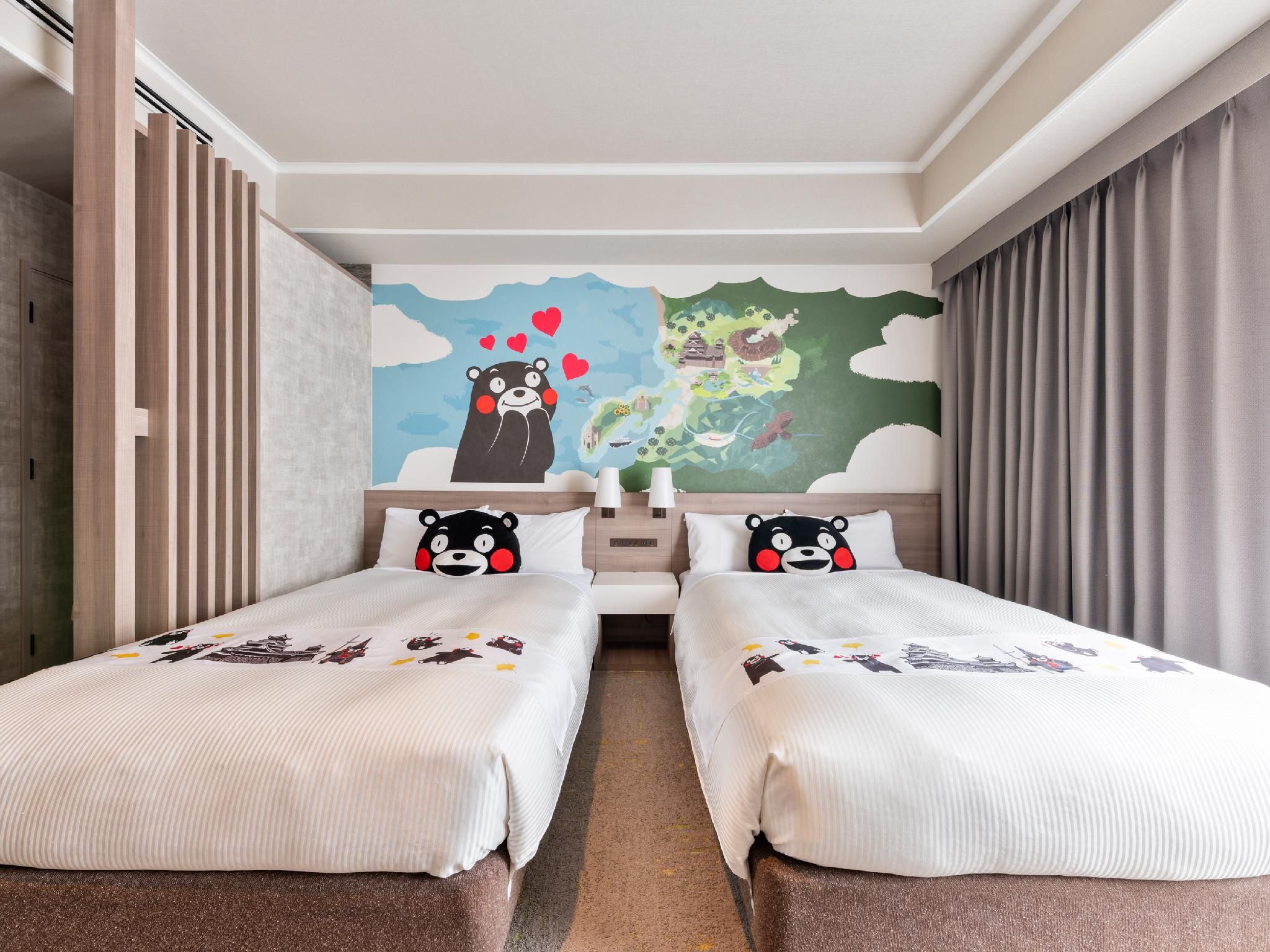 Kuma Room - 2 Standard Beds with 1 Extra Bed