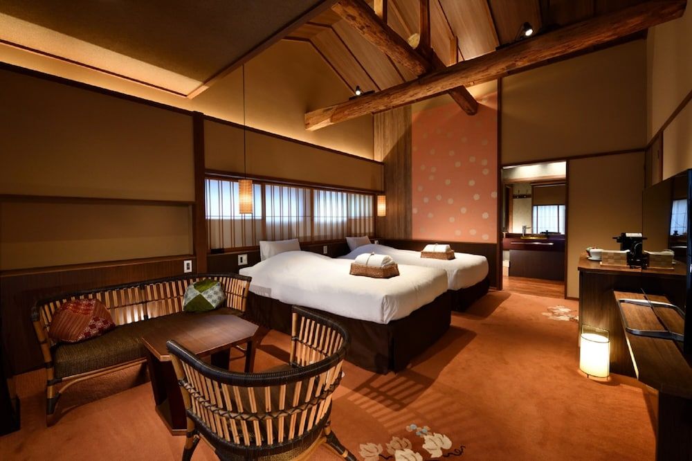 Muromachi Yutone Kyokoyado Botan Twin Room Wagyu beef plan, Non Smoking (Guests must be at least 7 years old.)