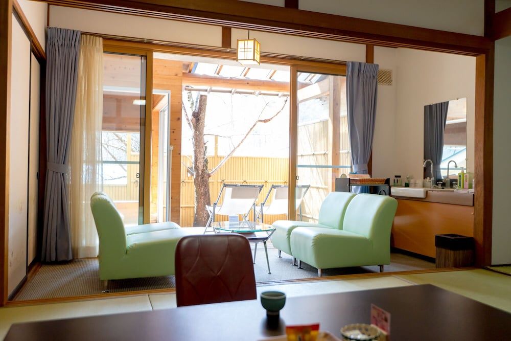 Japanese Style Room with Open-air Bath