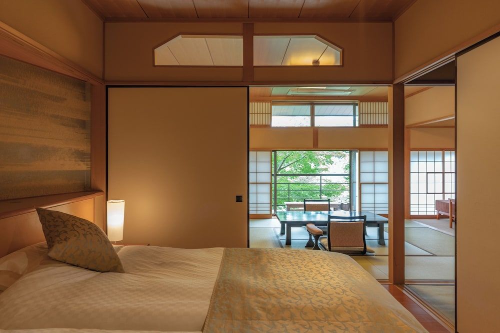 Japanese Western Style Room with Inside bath and Foot bath and Balcony, Garden view (First floor)