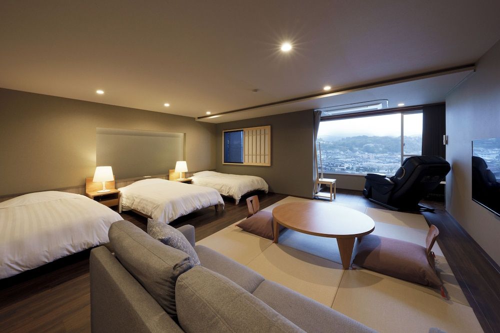 [River View] Premium Japanese Western Style Room 702, with Hot Spring / Semi-Open-air Bath