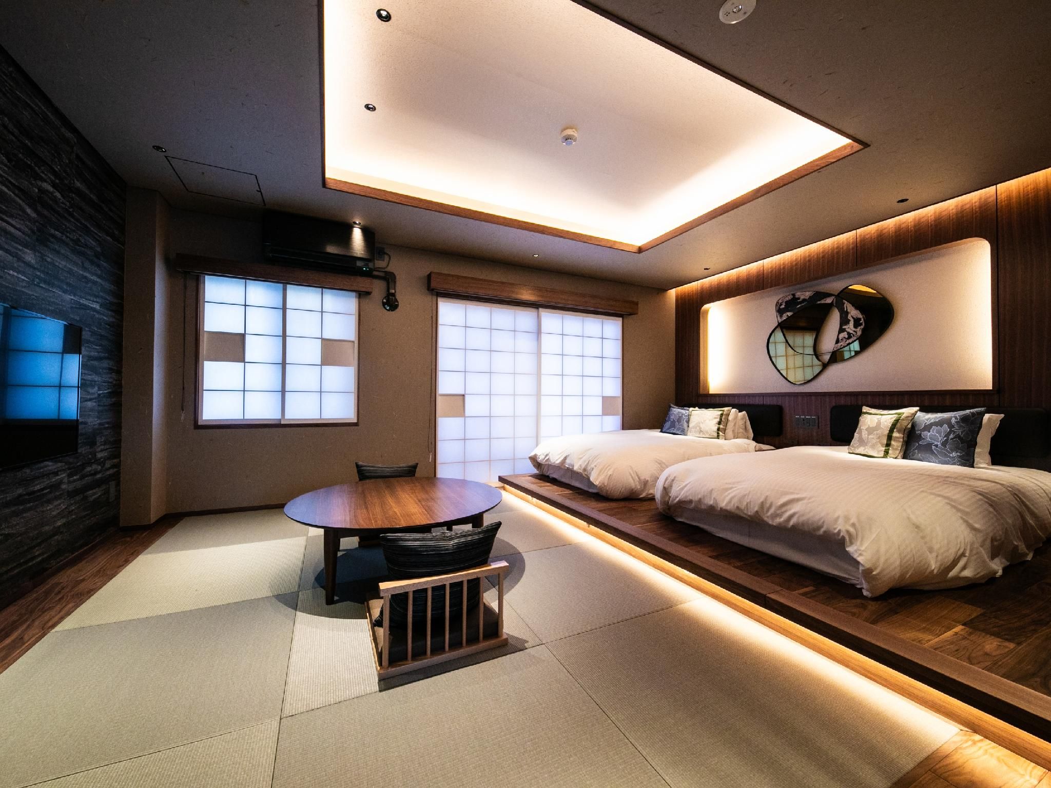 Mount Yufu View Japanese-Western Style Room with Semi-Open-Air Bath