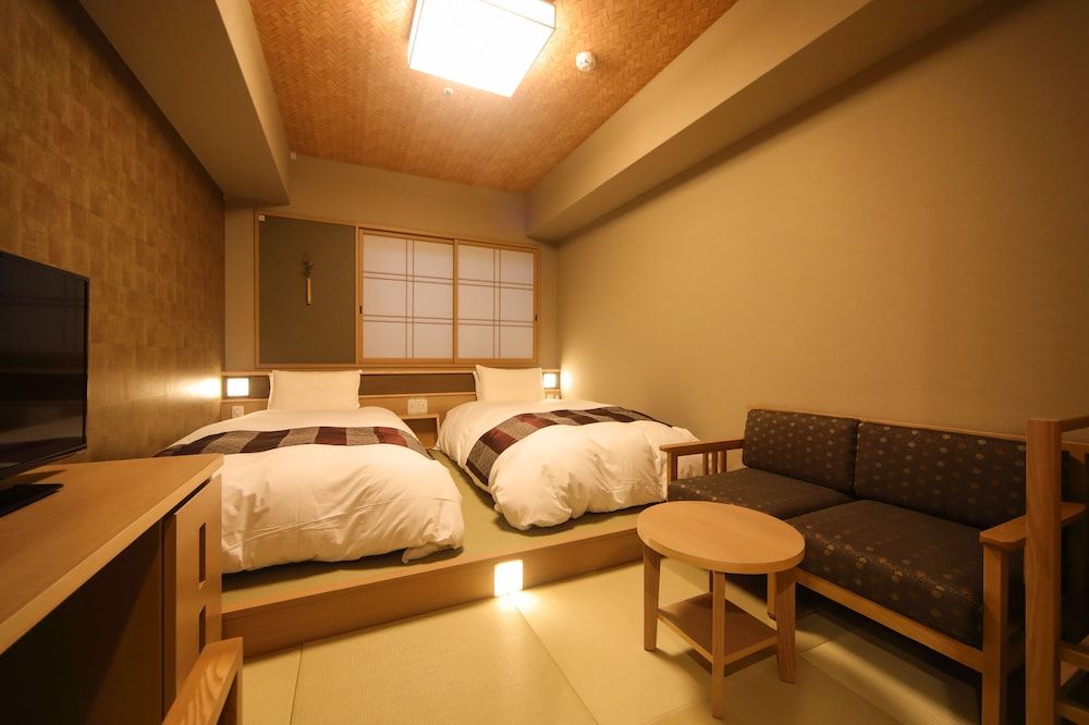Compact Twin Room without Cleaning Service, Non Smoking